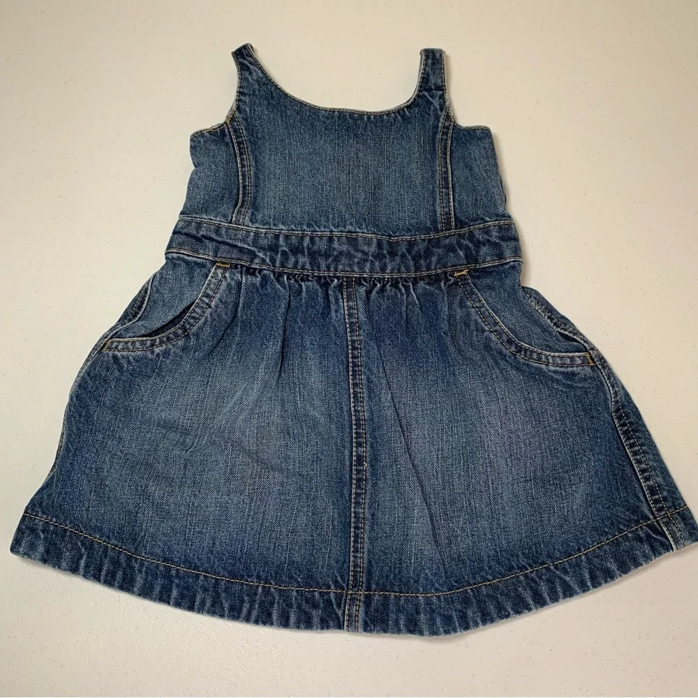 BABY GAP DENIM JEAN BUNDLE 18 month 2t jean‎ jacket jean overall dress overalls